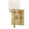 Westinghouse Fixture Wall 60W E12 Chaddsford Champagne Brass Frosted Glass 6353000 - alternate 5